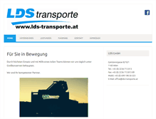 Tablet Screenshot of lds-transporte.at